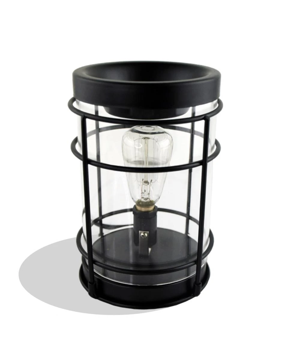 Candleberry Black Nostalgic Edison Tart Warmer With Safety Timer- Style #46011 ! desc : ! caption :