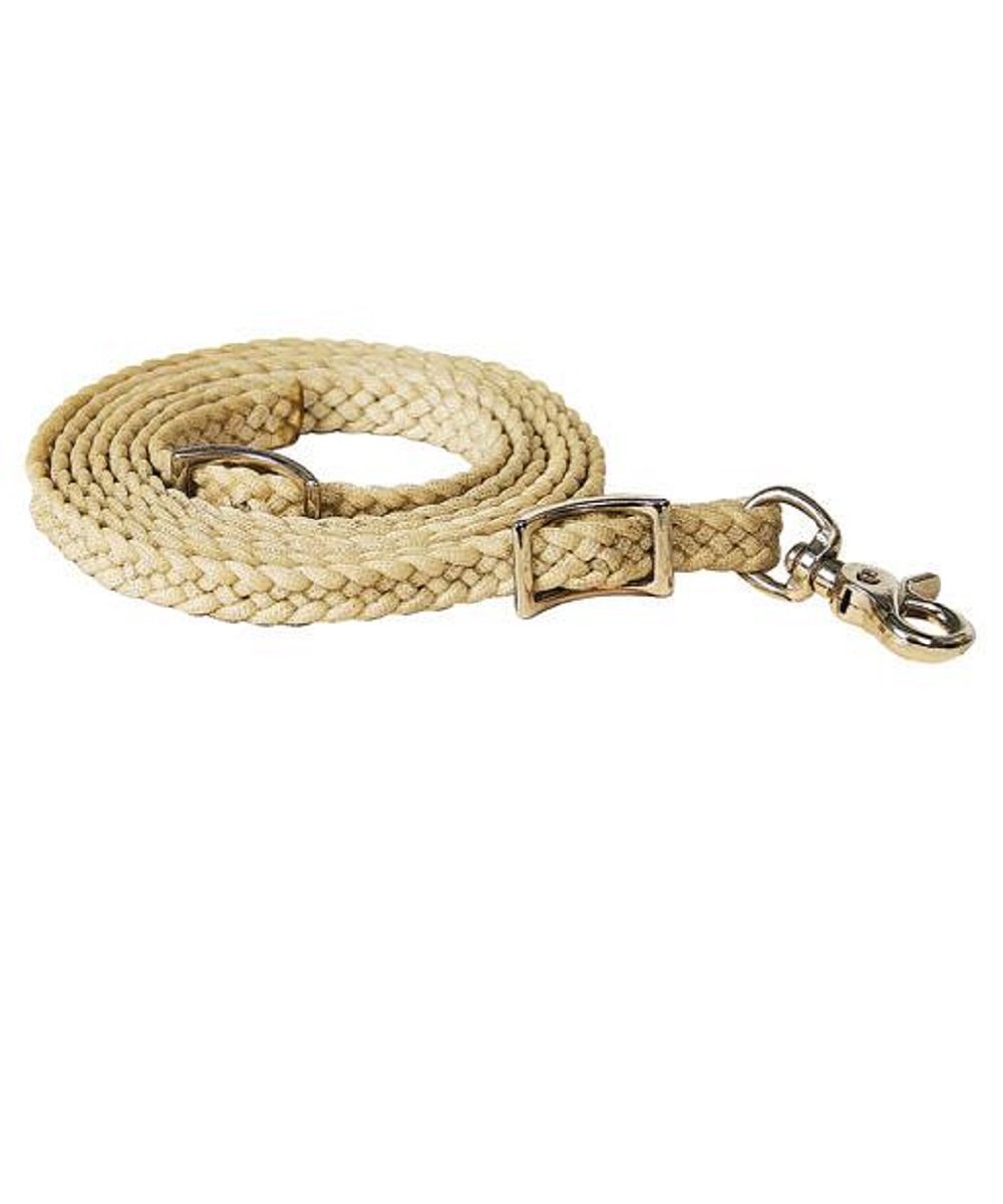 Reinsman Flat Nylon Roping Rein- Style #6180 ! desc : ! caption :