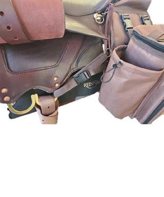Reinsman Black Deluxe Insulated Saddle Bag- Style #9187-BK ! desc : ! caption :