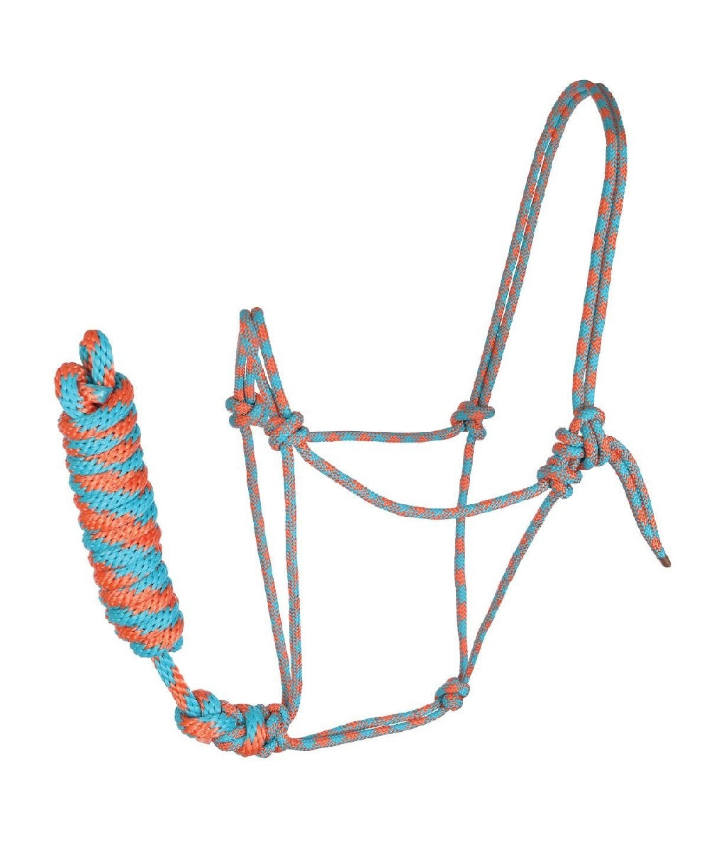 Reinsman Rope Halter With Lead- Style #9713-AV-TO ! desc : ! caption :