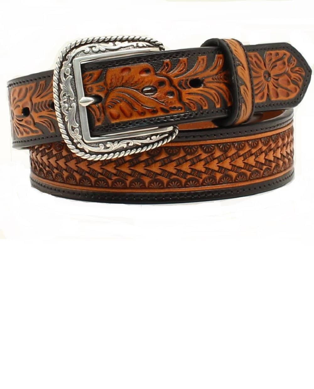 M&F Western Men's Ariat Western Belt- Style #A1020867 ! desc : ! caption :
