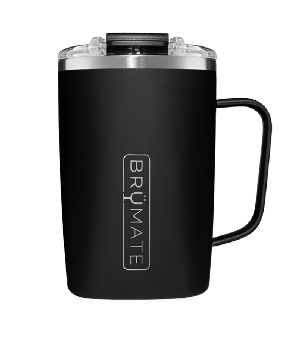 BrüMate Matte Black Toddy Insulated Coffee Mug- Style #TD16B ! desc : ! caption :
