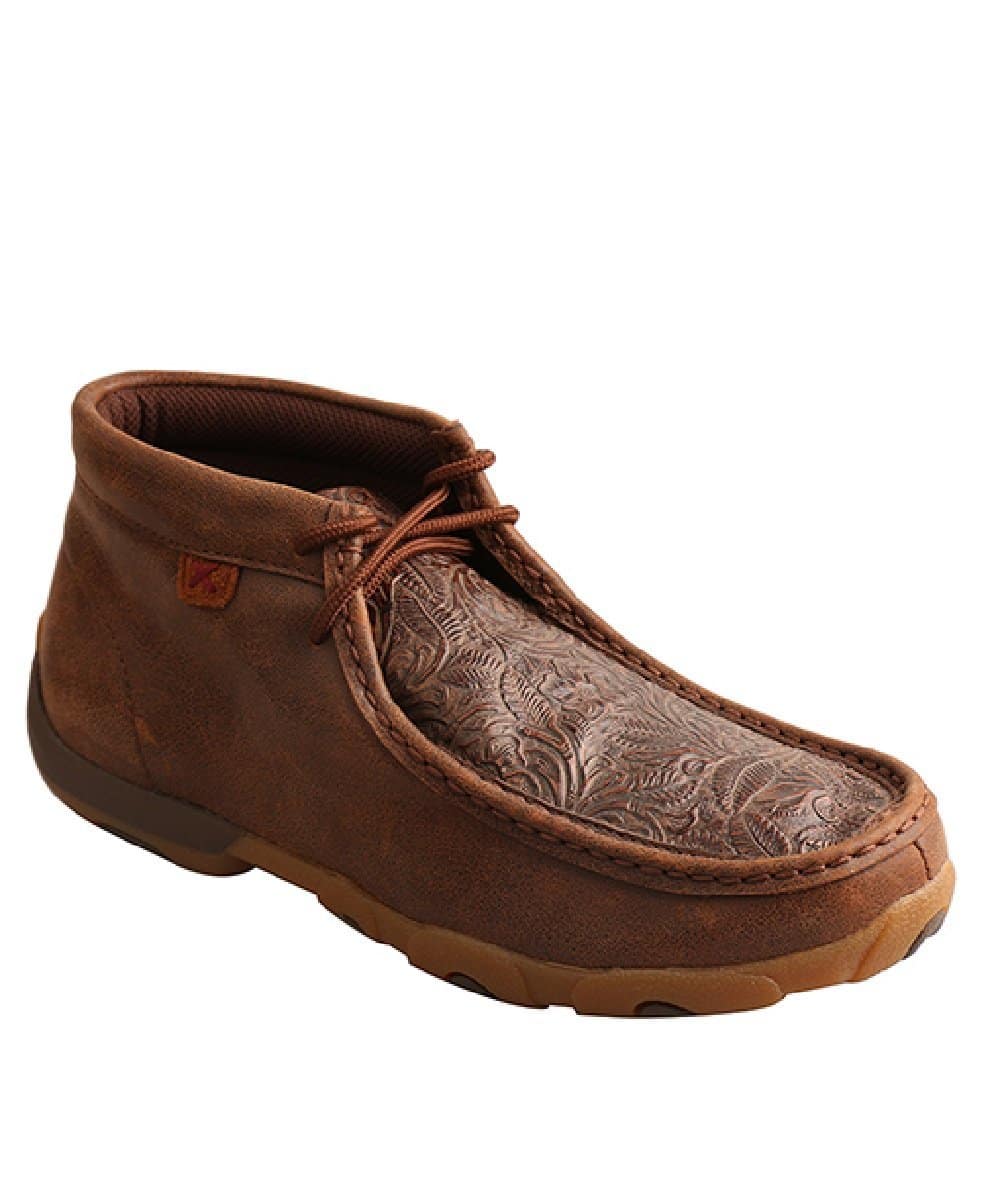 Twisted X Women's Brown Print Driving Moc- Style #Wdm0079 ! desc : ! caption :