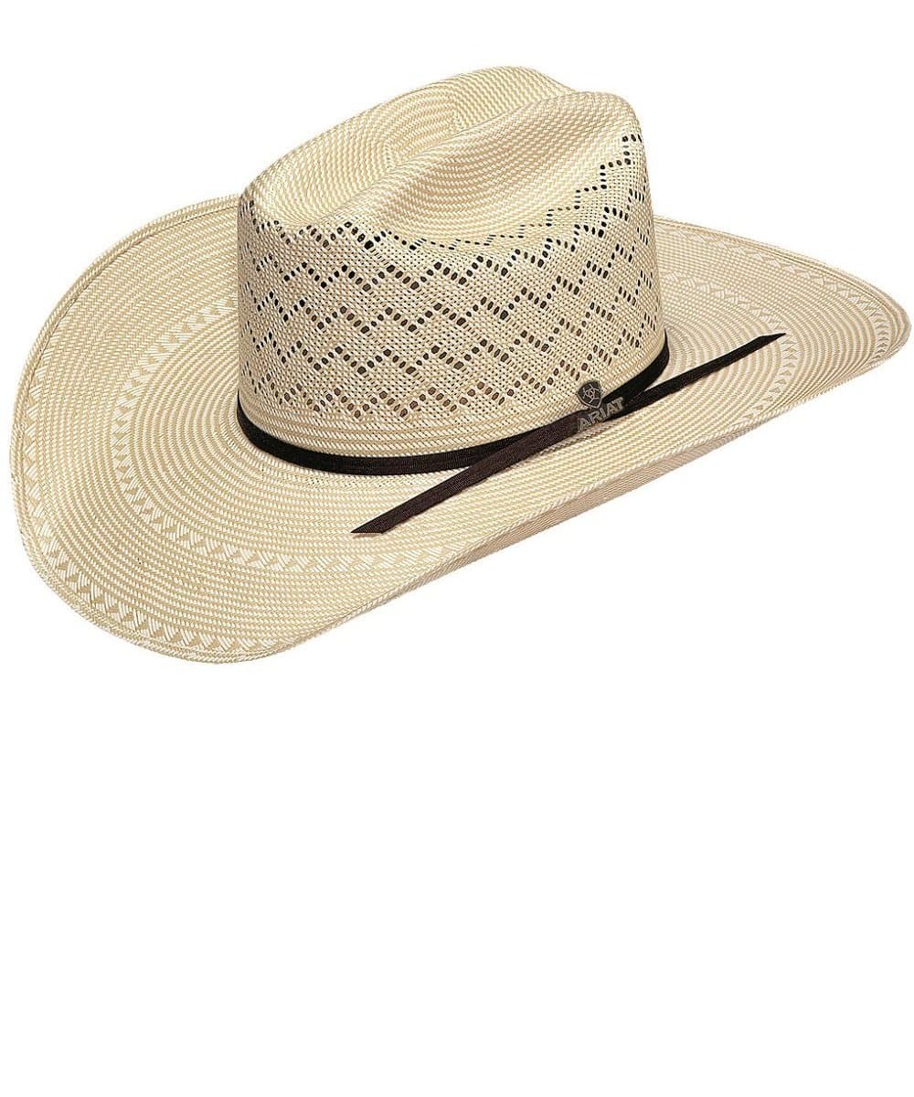 M&F Western 20X Ariat Straw Hat- Style #A73122 ! desc : ! caption :