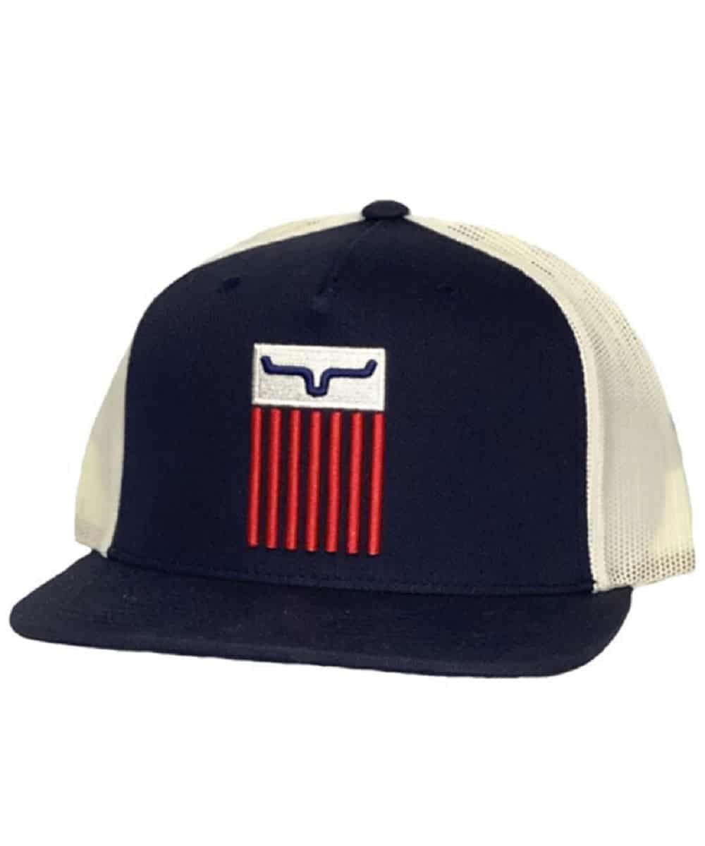 Kimes Ranch Navy Cody Trucker Cap- Style #CODY CAP NVY ! desc : ! caption :