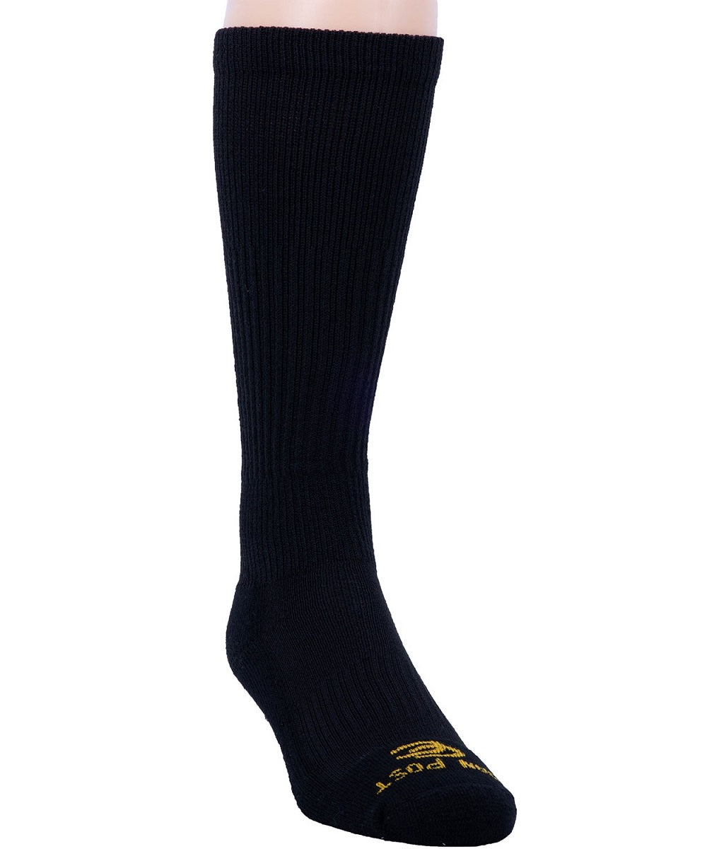 Dan Post Men's Black Over The Calf Socks- Style #DPCBC9-BK ! desc : ! caption :