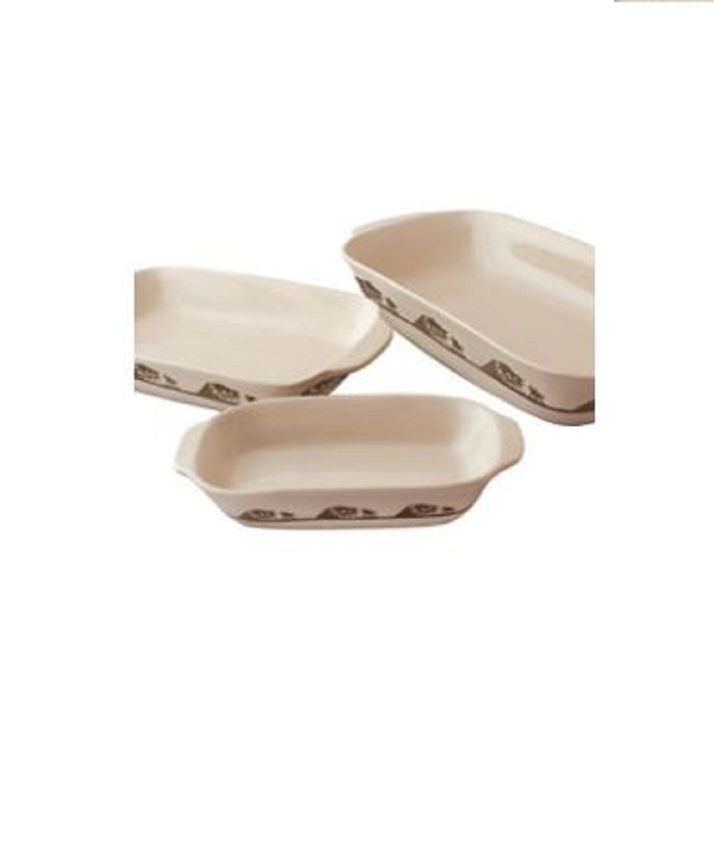 Moss Brothers 3 Piece Baking Dish Set- Style #HW-9302 ! desc : ! caption :