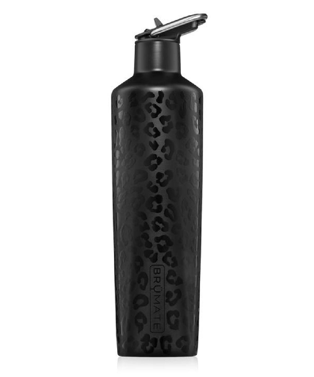 BrüMate Onyx Leopard Rehydration Bottle- Style #RH25OL ! desc : ! caption :