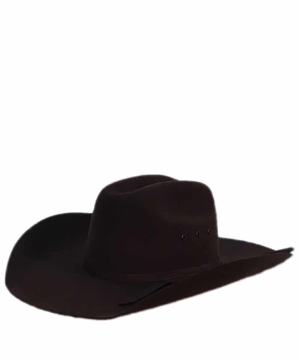M&F Western Youth Twister Denver Wool Brown Western Hat- Style #T7213002 ! desc : ! caption :