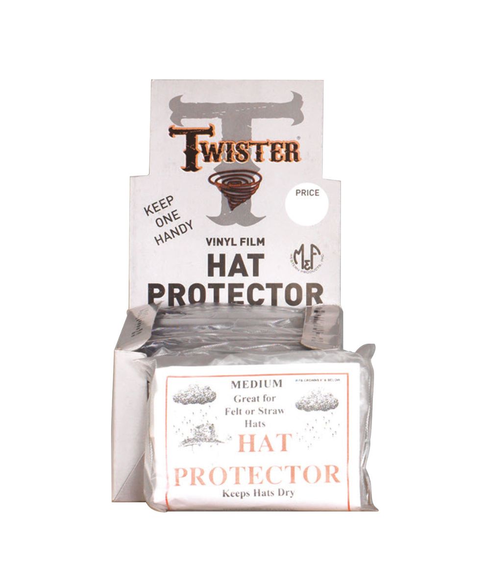 M&F Western Twister Clear Vinyl Hat Protector