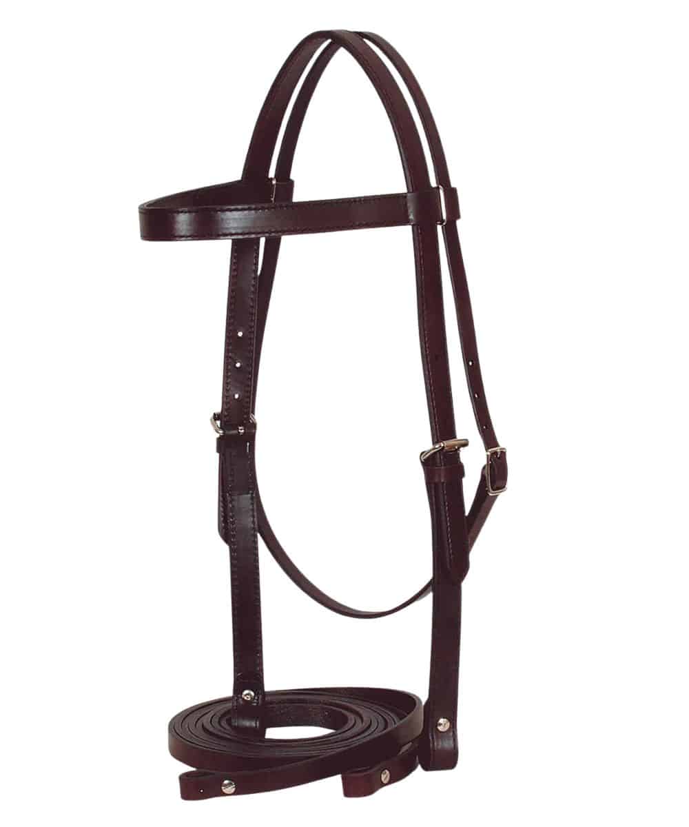 Circle Y Classic Draft Browband Headstall & Reins