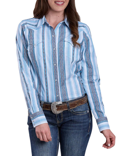 Roper Women's Striped Snap Shirt