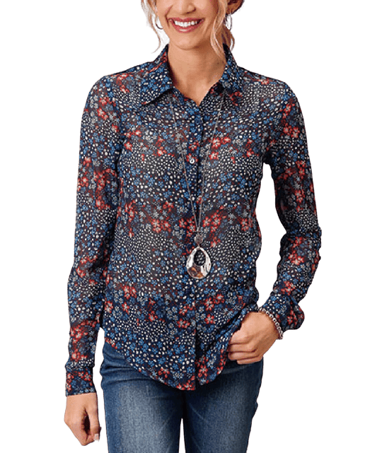 Roper Women's Studio West Ditzy Floral Shirt