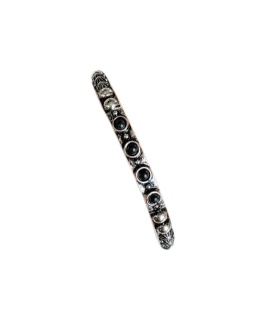Boho Ranch Women's Black Bangle Bracelet