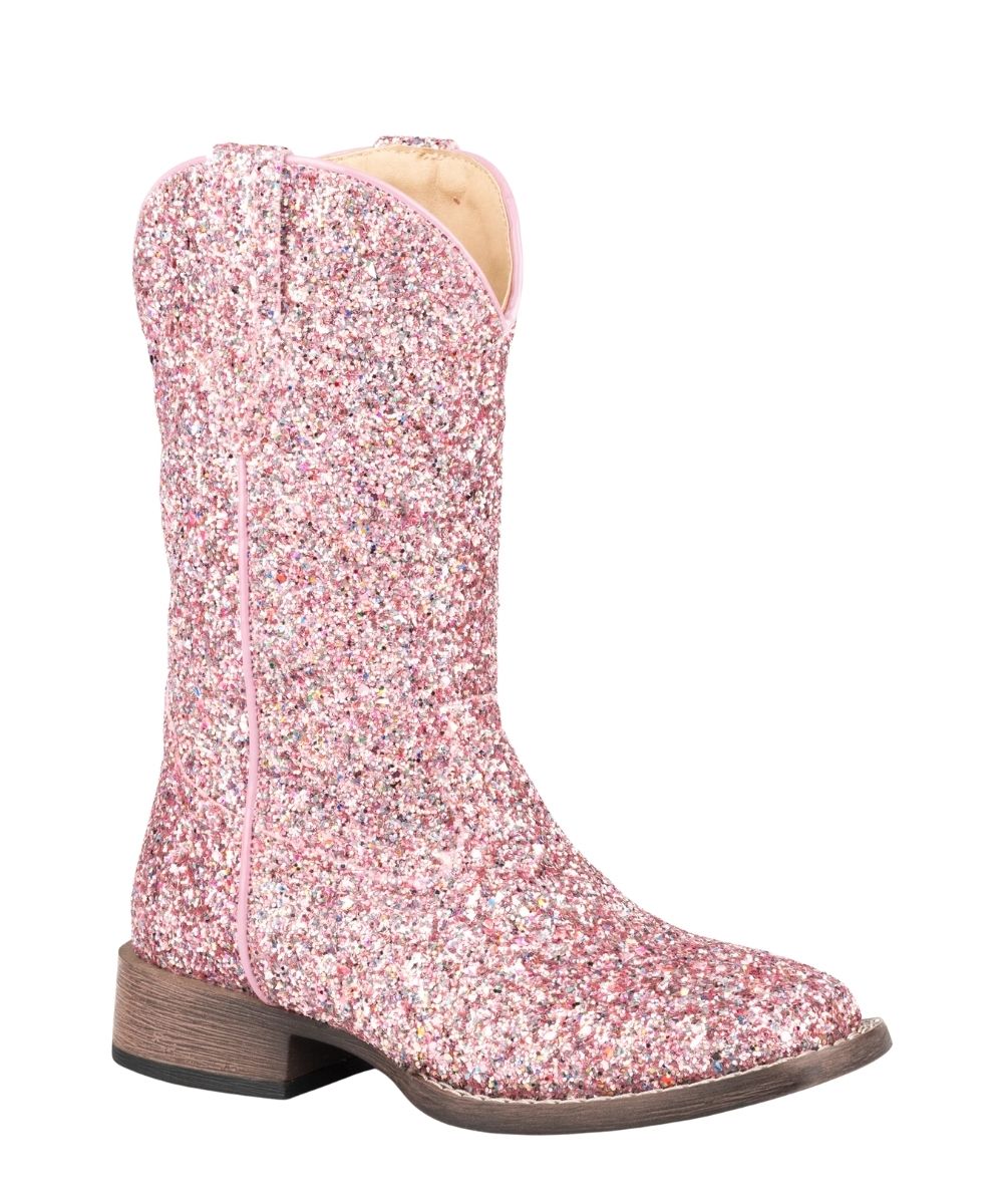 Roper Little Girls' Glitter Galore Boot