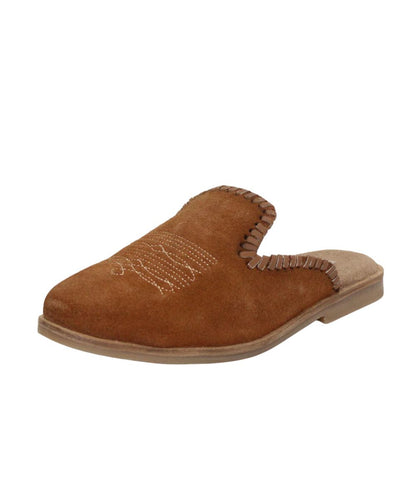 Western Toe Bug Stitched Design And Whipstitch Trim
