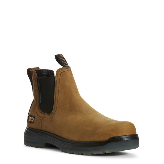 Ariat Men's Turbo Chelsea Waterproof Carbon Toe Work Boot