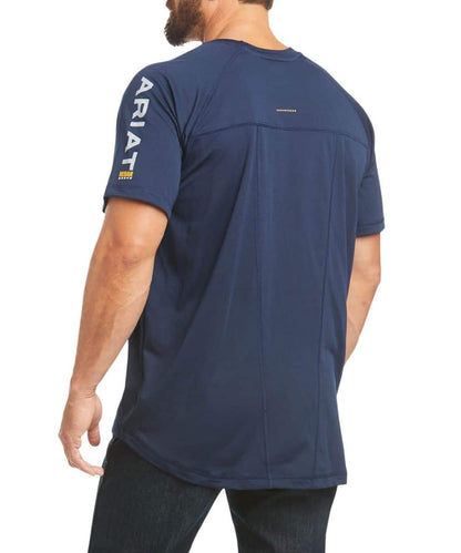 Ariat Men's Navy Blue Rebar Heat Fighter Tee