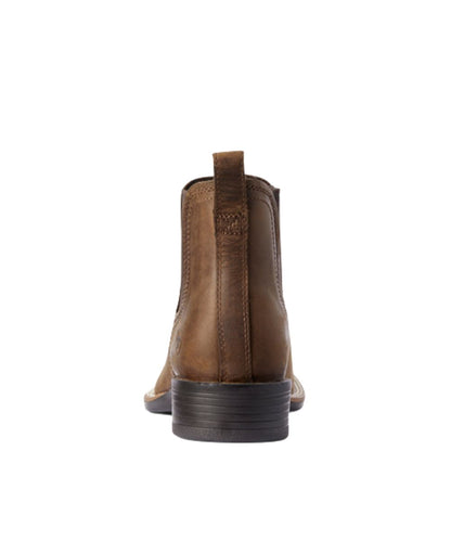 Heel view of the 1.5" horseman heel