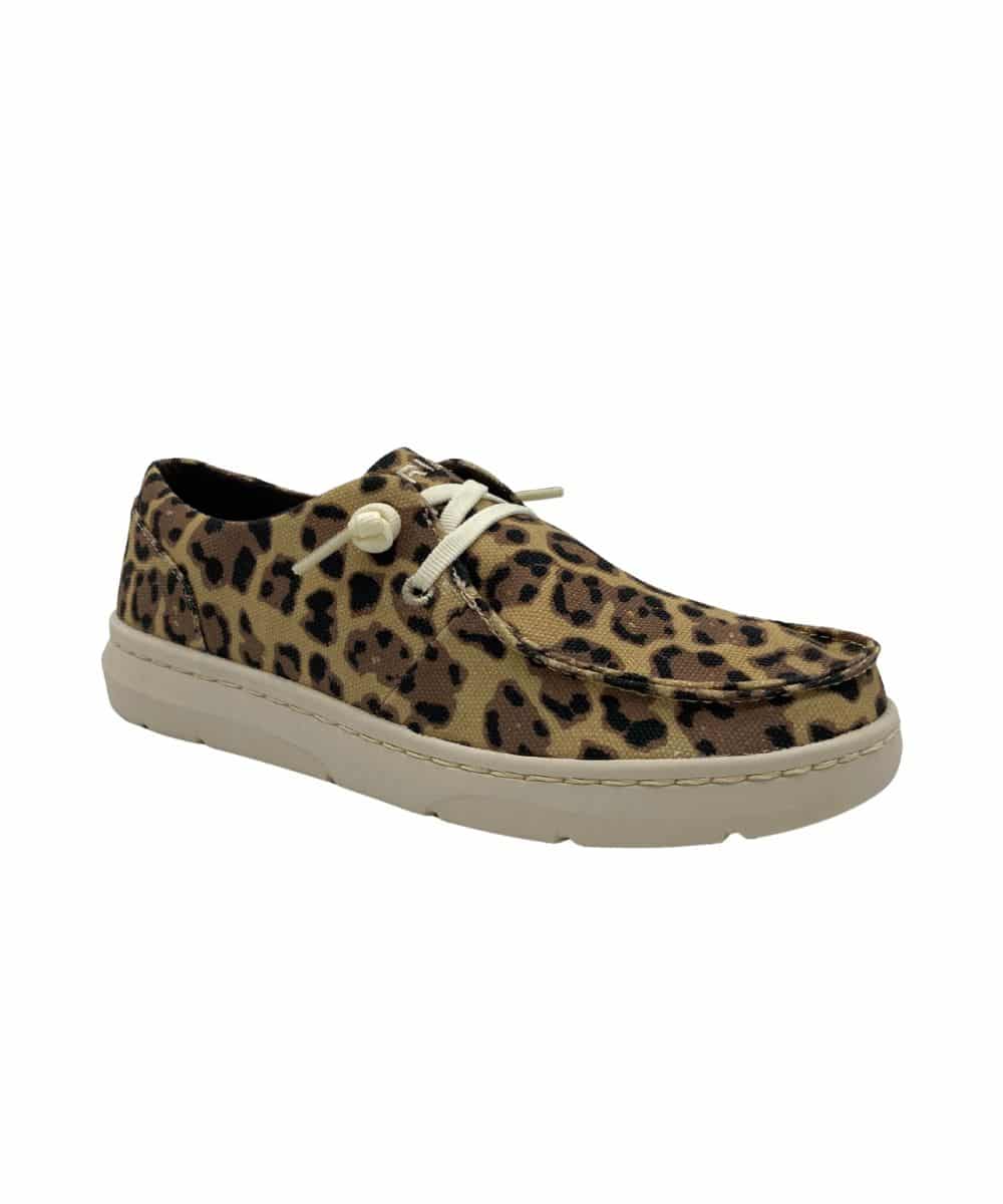 Ariat Women's Leopard Hilo Shoe - Cowpokes Work and Western