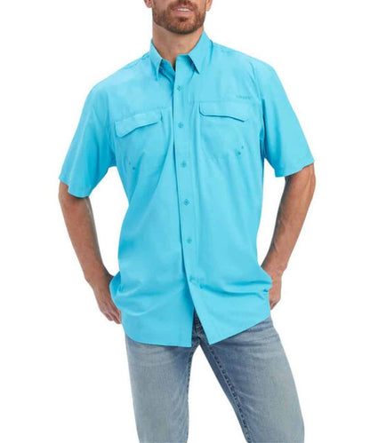 Ariat Men's Scuba Blue VentTEK Outbound Button Down Shirt