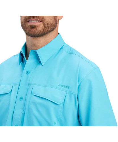 Ariat Men's Scuba Blue VentTEK Outbound Button Down Shirt