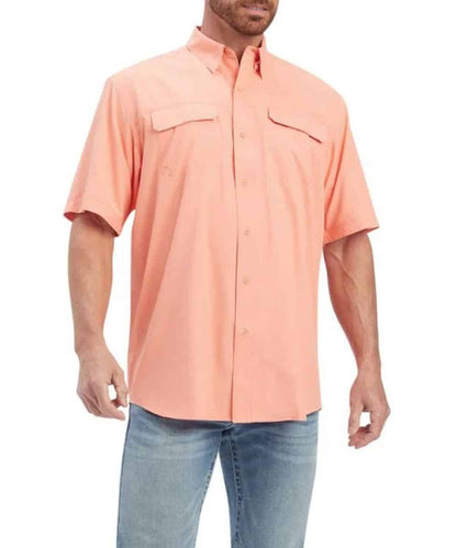 Ariat Men's Peach Pink VentTEK Outbound Button Down Shirt