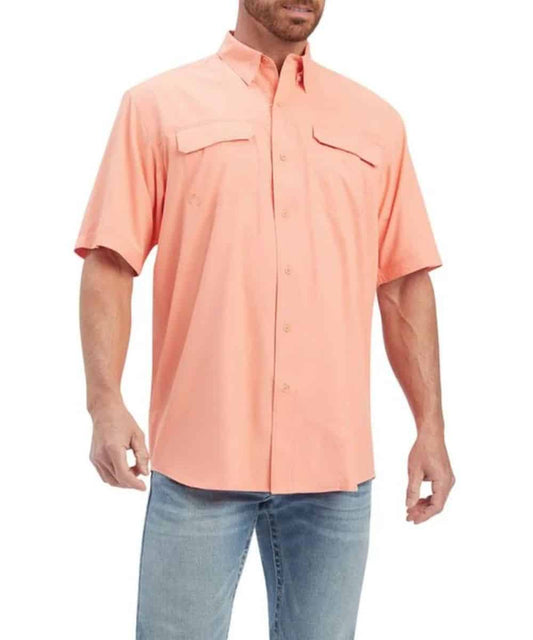 Ariat Men's Peach Pink VentTEK Outbound Button Down Shirt