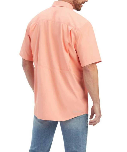 Ariat Men's Peach Pink VentTEK Outbound Button Down Shirt