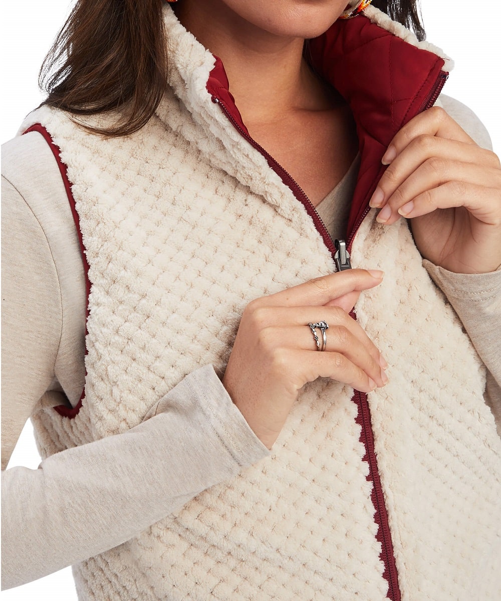 Ariat Women's Rouge Red Reversible Insulated Vest