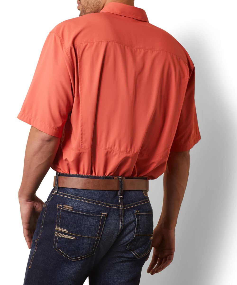 Ariat Men's Burnt Sienna VentTEK Outbound Button Down Shirt