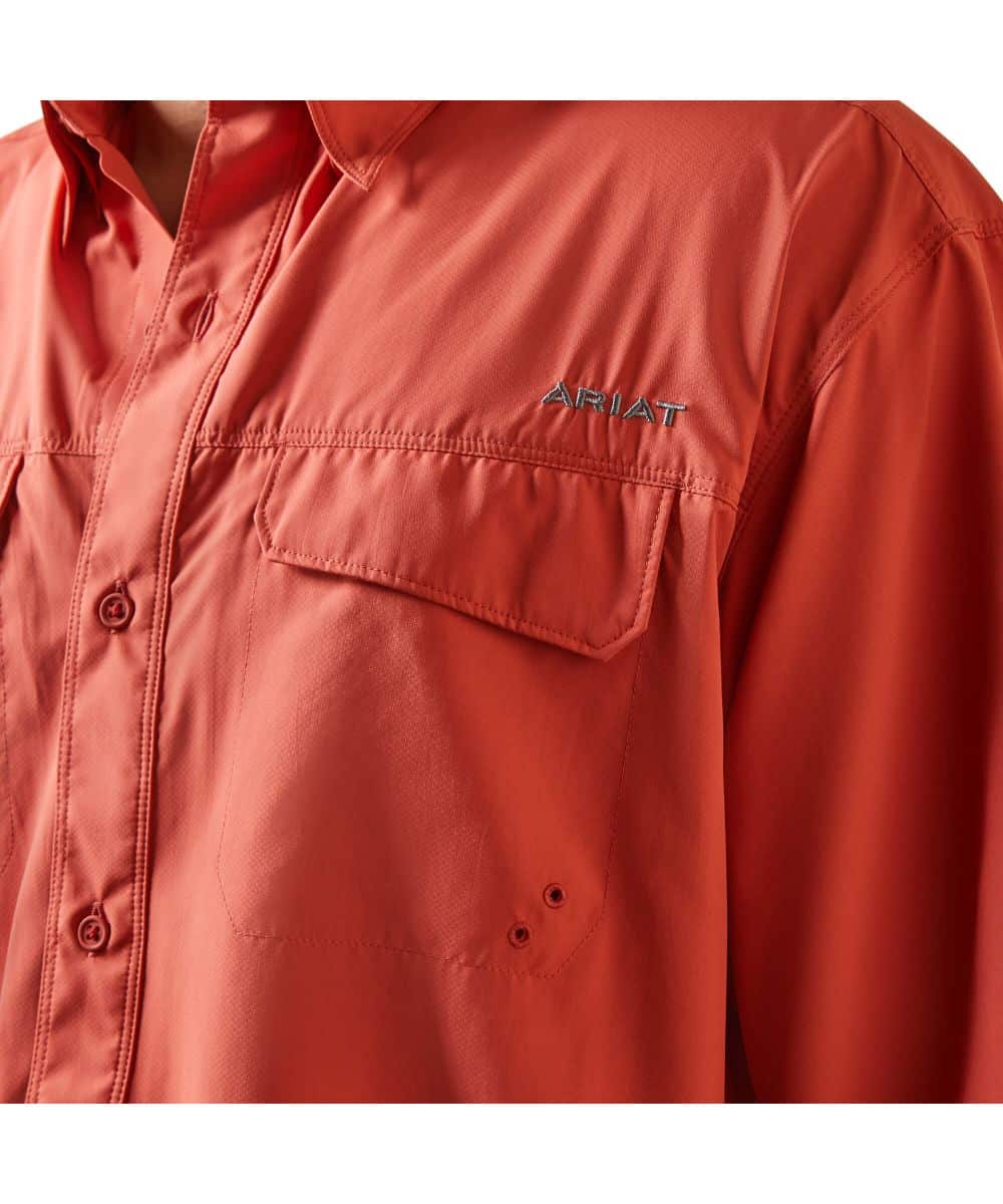 Ariat Men's Burnt Sienna VentTEK Outbound Button Down Shirt