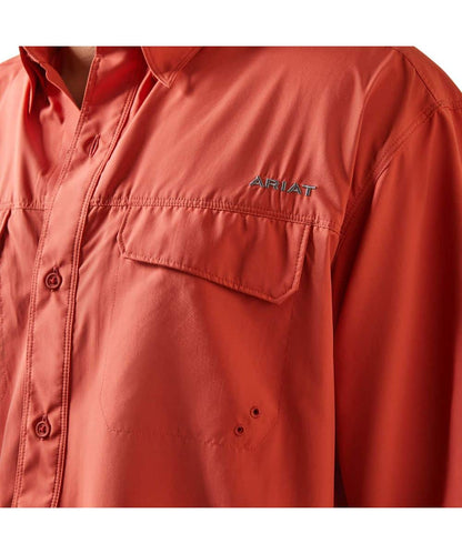 Ariat Men's Burnt Sienna VentTEK Outbound Button Down Shirt