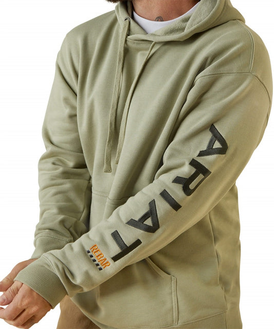 Ariat Men's Desert Sage Heather Rebar Hoodie