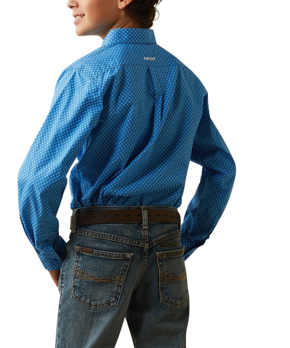 Ariat Boys' Lloyd Classic Fit Button Down Shirt