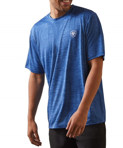 Ariat Men's Monaco Blue Proud Shield Charger Tee