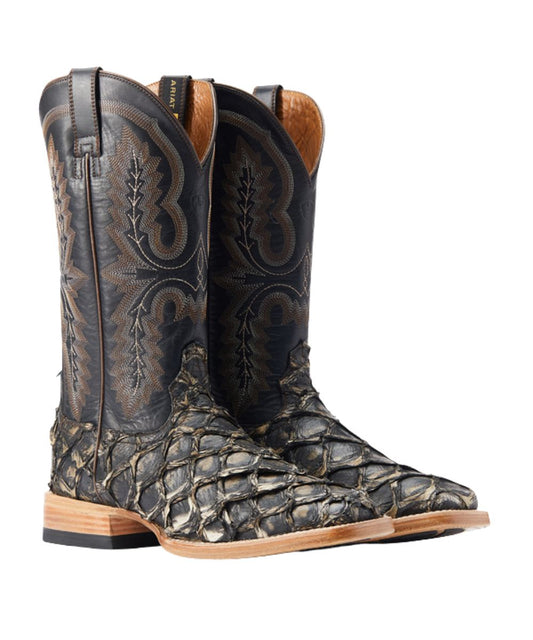 Men's 13" Black Pirarucu Fish Boot