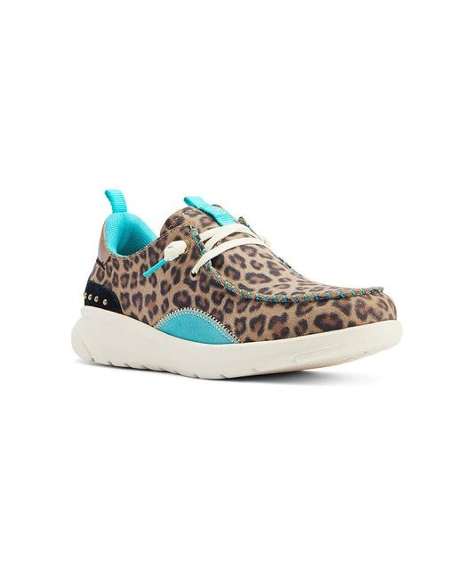 Ariat Women's Leopard Hilo Studded Shoe