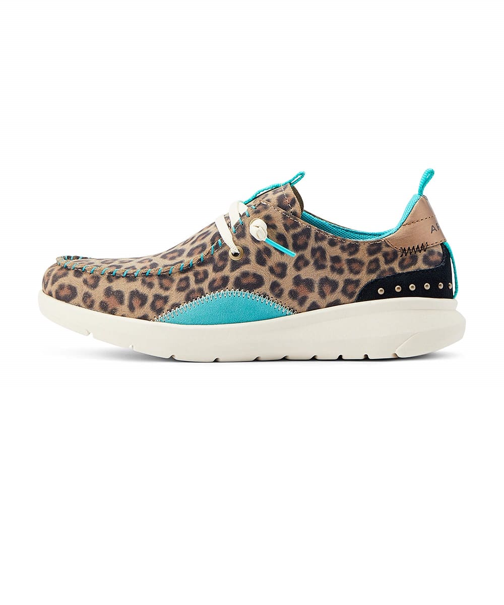 Ariat Women's Leopard Hilo Studded Shoe