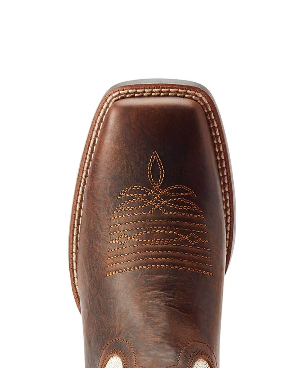 Ariat Women's Barn Brown Round Up Southwest StretchFit Western Boot