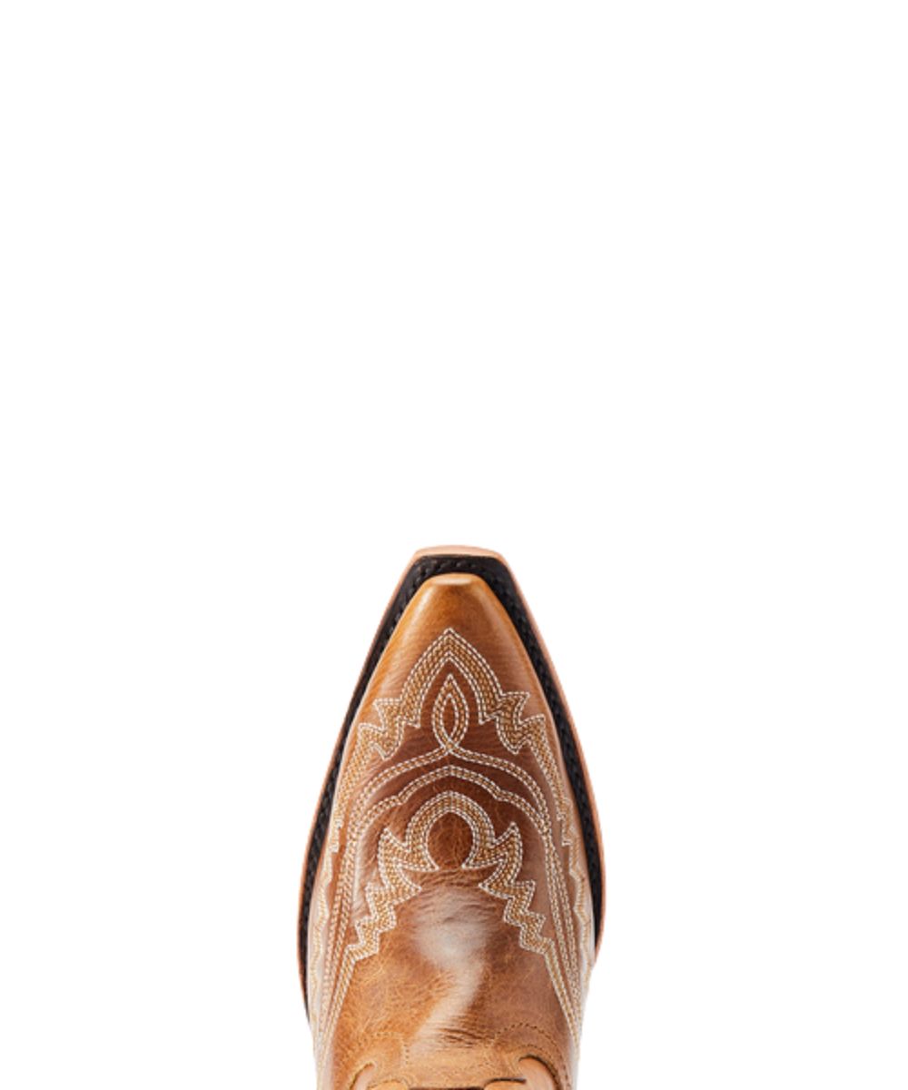 Birdseye view of the snip (x) toe