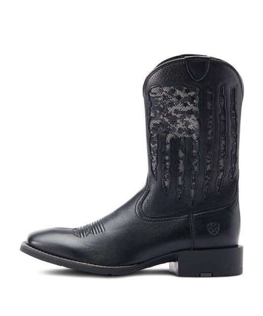 Ariat Men's Black Sport My County VentTEK Western Boot