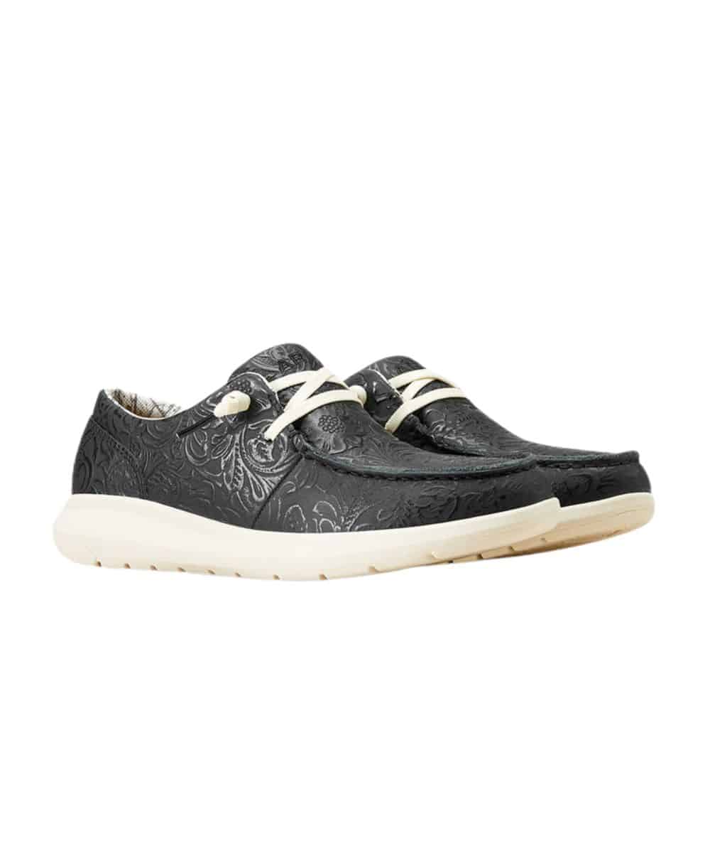 Ariat Women's Black Embossed Hilo Shoe