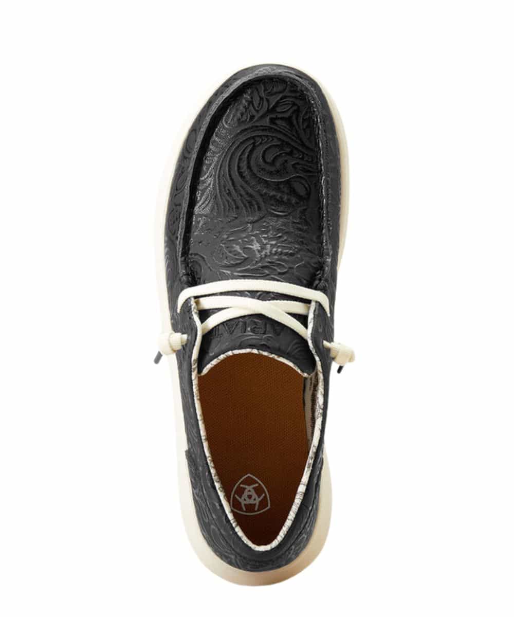 Ariat Women's Black Embossed Hilo Shoe