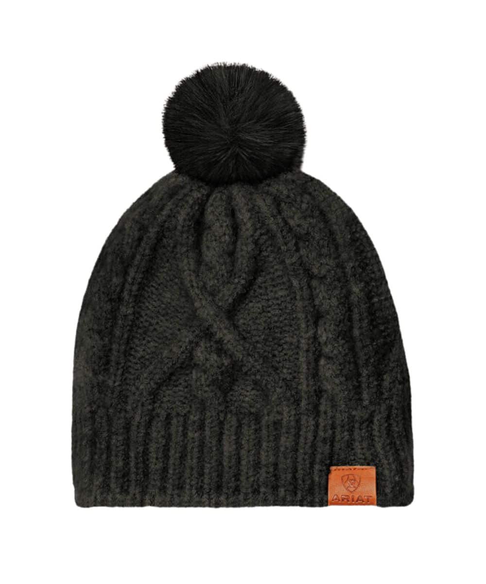 Ariat Entwine Black Heather Beanie