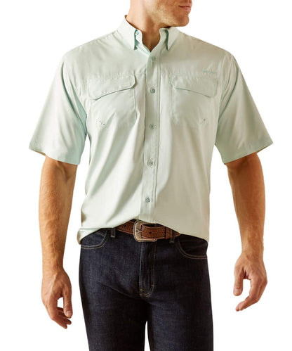 Ariat Men's Bleached Aqua VentTEK Outbound Button Down Shirt