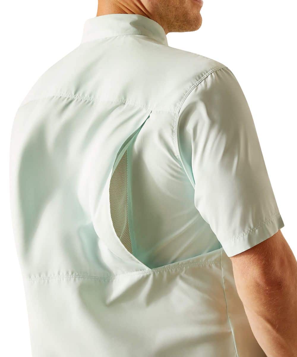 Ariat Men's Bleached Aqua VentTEK Outbound Button Down Shirt