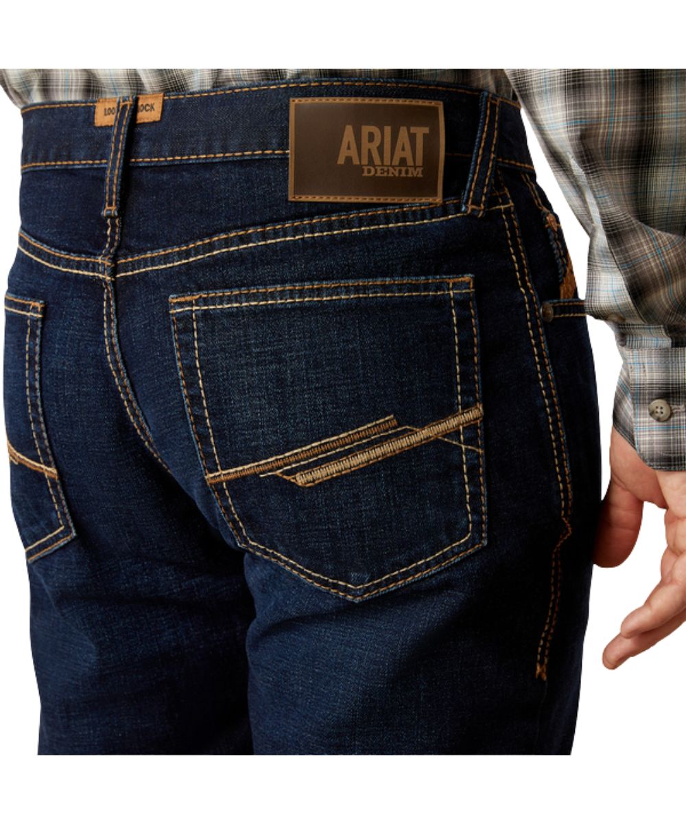 Contrast Embroidered Back Pockets And Loop Lock Technology