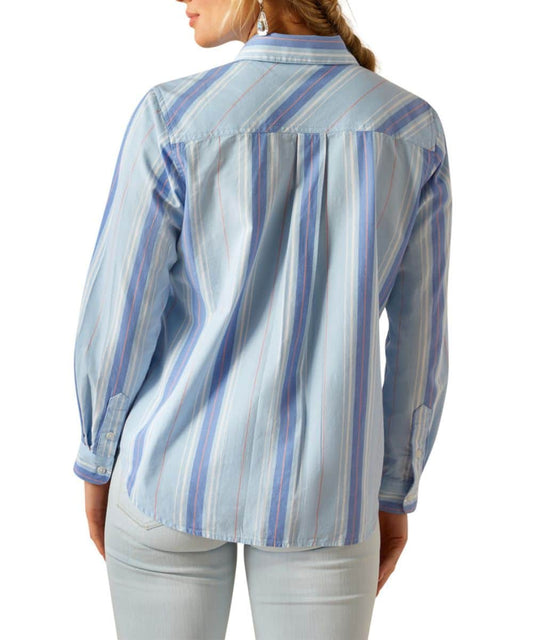 Ariat Women's Summer Stripe R.E.A.L. Billie Jean Button Down Shirt