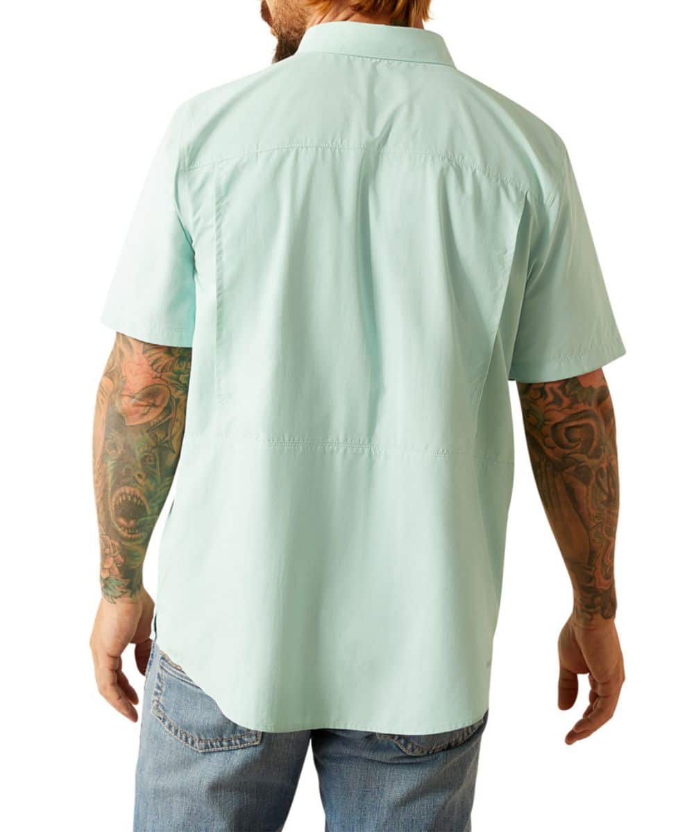Ariat Men's Eggshell Blue VentTEK Outbound Button Down Shirt